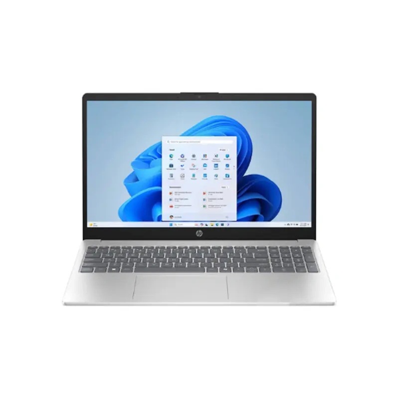 HP 15 AMD Ryzen 5 7520U 8GB RAM 512GB SSD 15.6 Inch FHD Touch Natural Silver Laptop Model fc0146dx